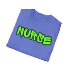 Neon Green Graffiti Nurse T-Shirt