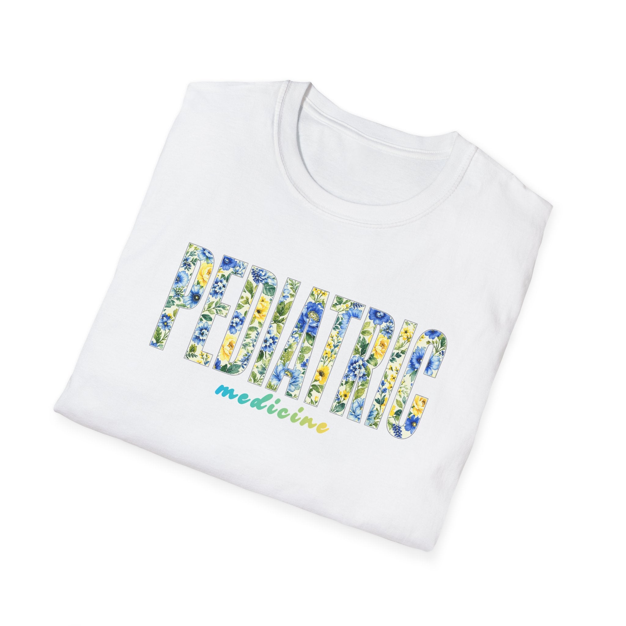 Pediatric Medicine Floral T-Shirt