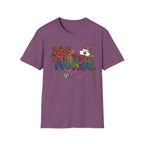 Fun Rainbow Cheetah Nurse T-Shirt