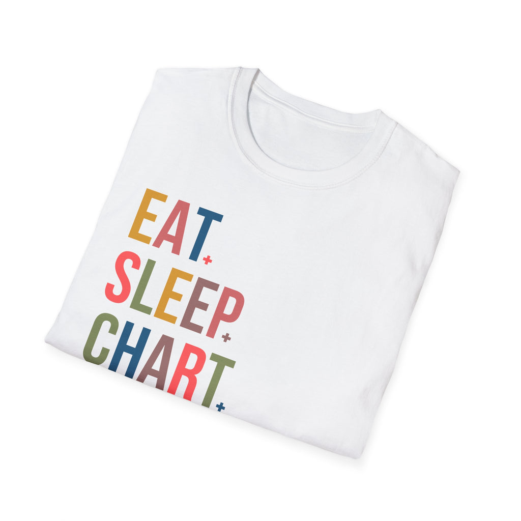 Eat Sleep Chart Repeat T-Shirt