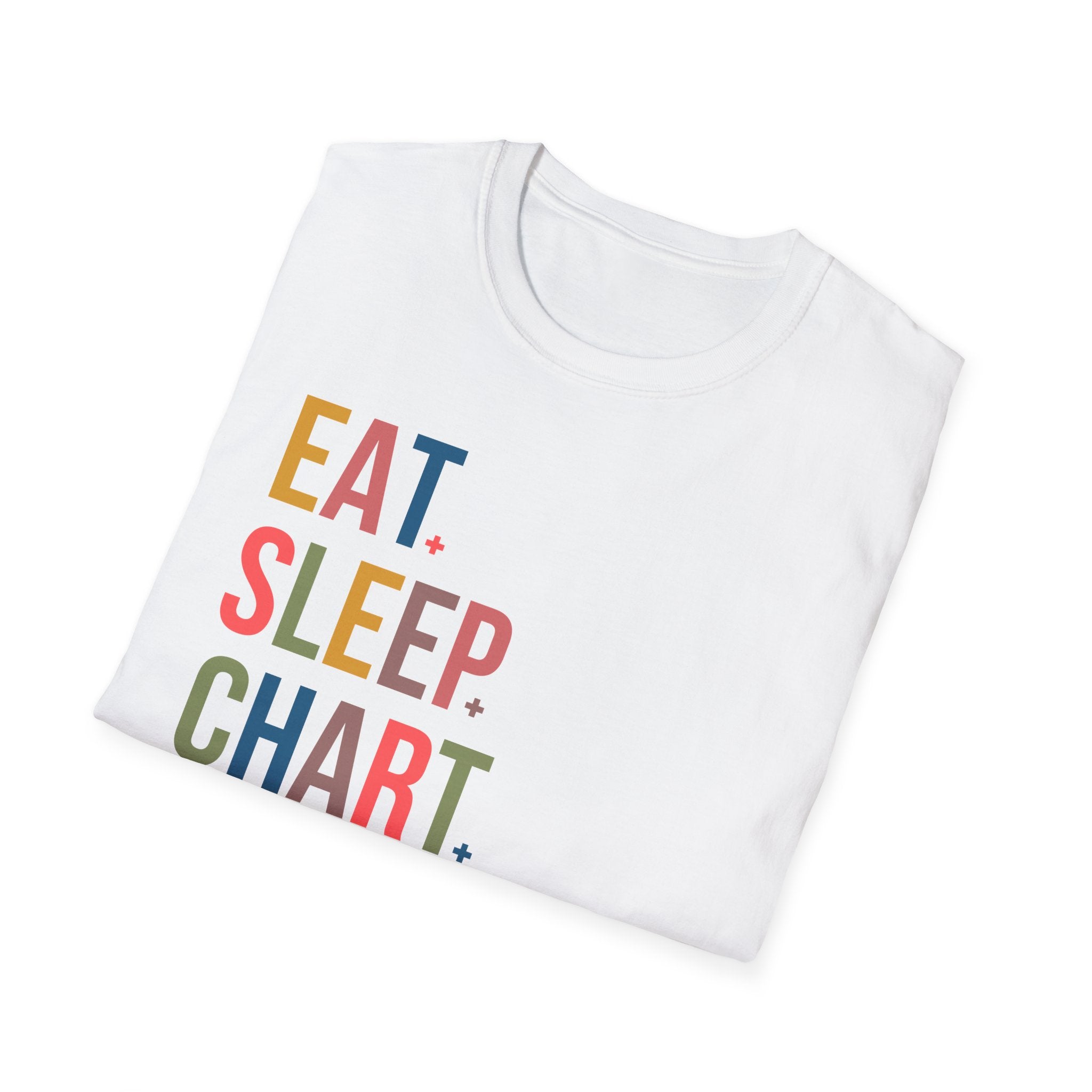Eat Sleep Chart Repeat T-Shirt