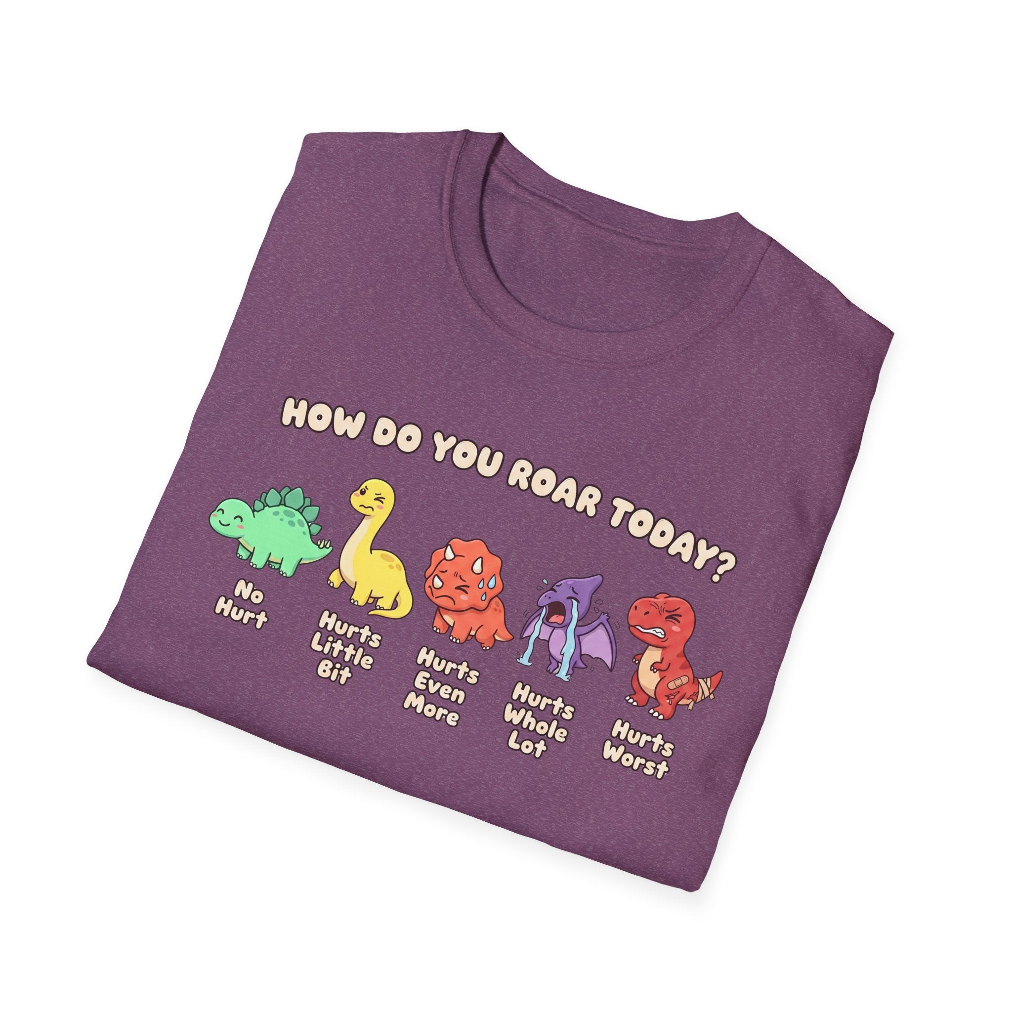 Dinosaur Pain Scale T-Shirt