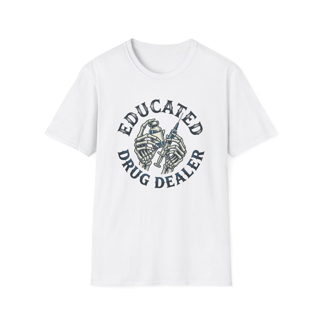 Educated Drug Dealer Skeletal Hands T-Shirt