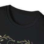 NICU Nurse Floral Stethoscope T-Shirt