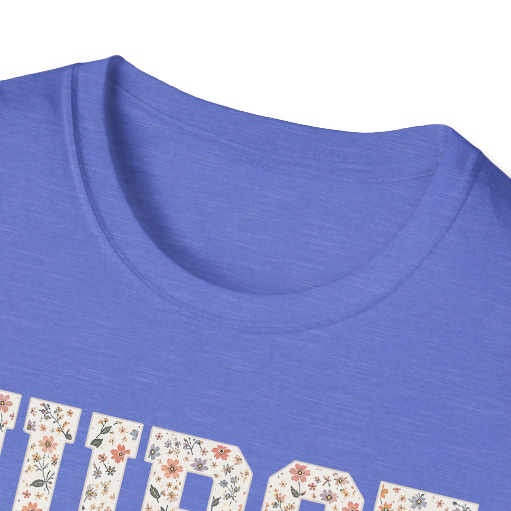 Varsity Floral Nurse T-Shirt