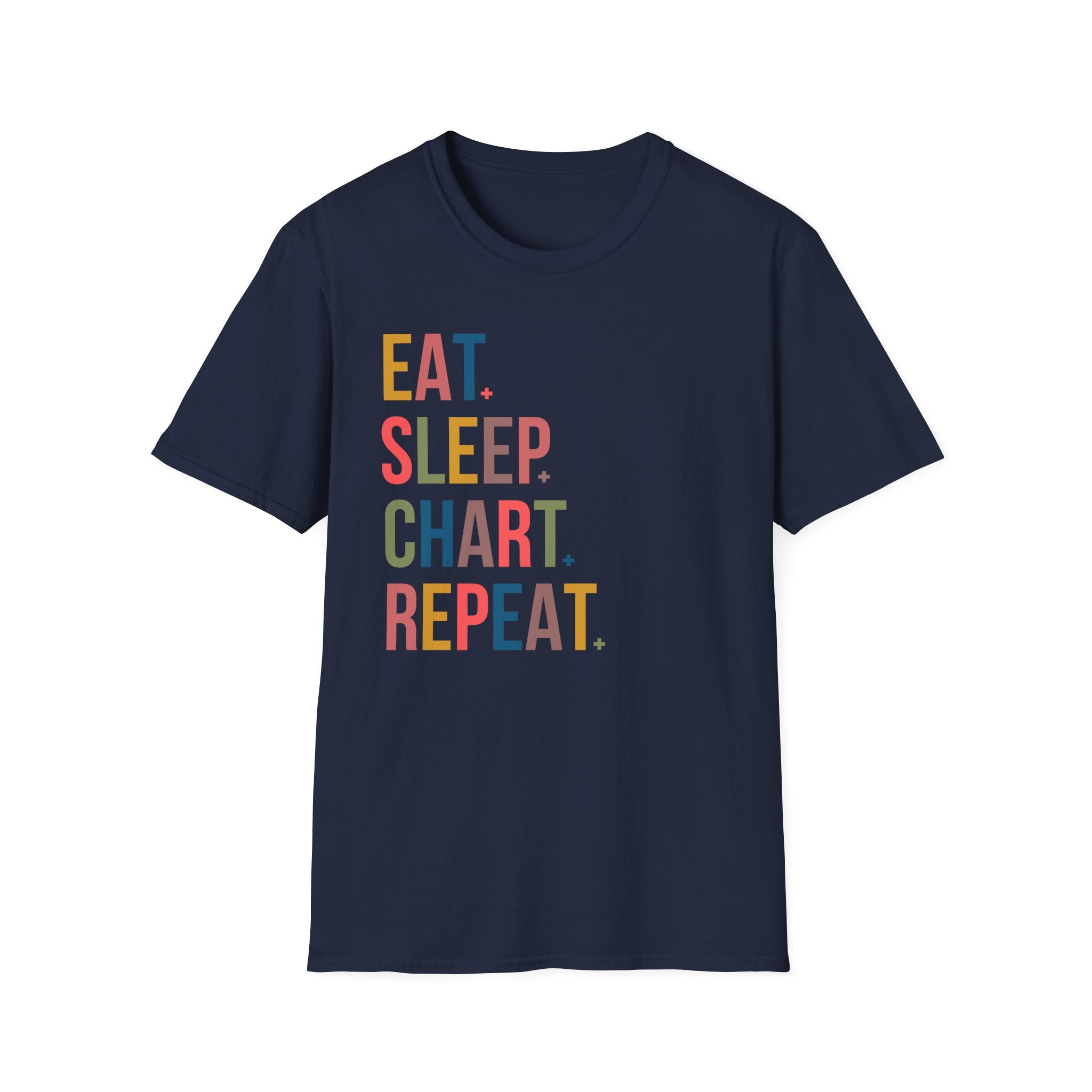 Eat Sleep Chart Repeat T-Shirt