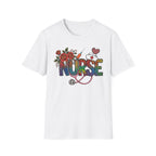 Fun Rainbow Cheetah Nurse T-Shirt