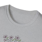 Cardiac Nurse floral Heart T-Shirt