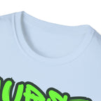 Neon Green Graffiti Nurse T-Shirt