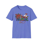 Fun Rainbow Cheetah Nurse T-Shirt
