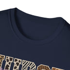 Animal Print Varsity Nurse T-Shirt