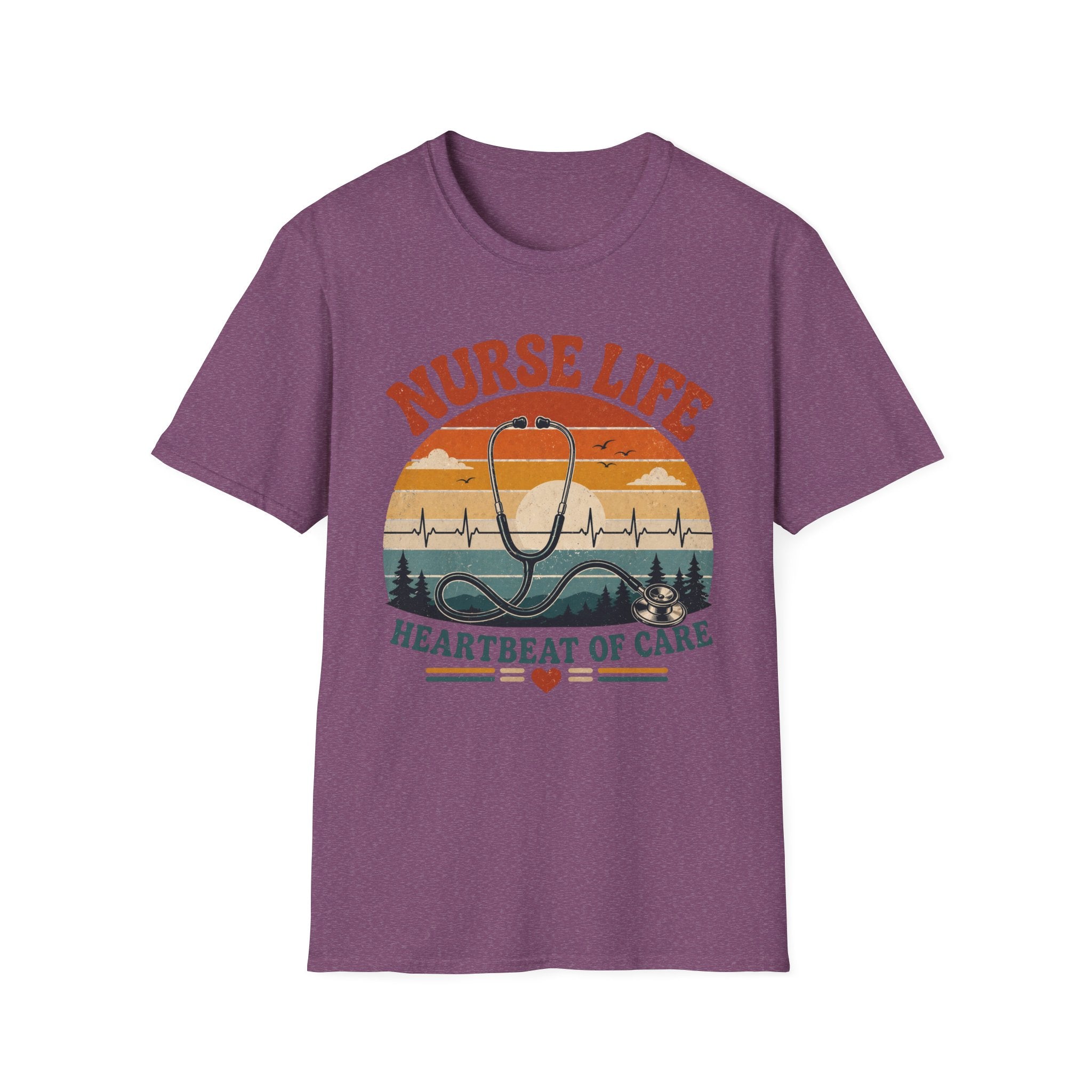 Nurse Life Vintage Sunset T-Shirt