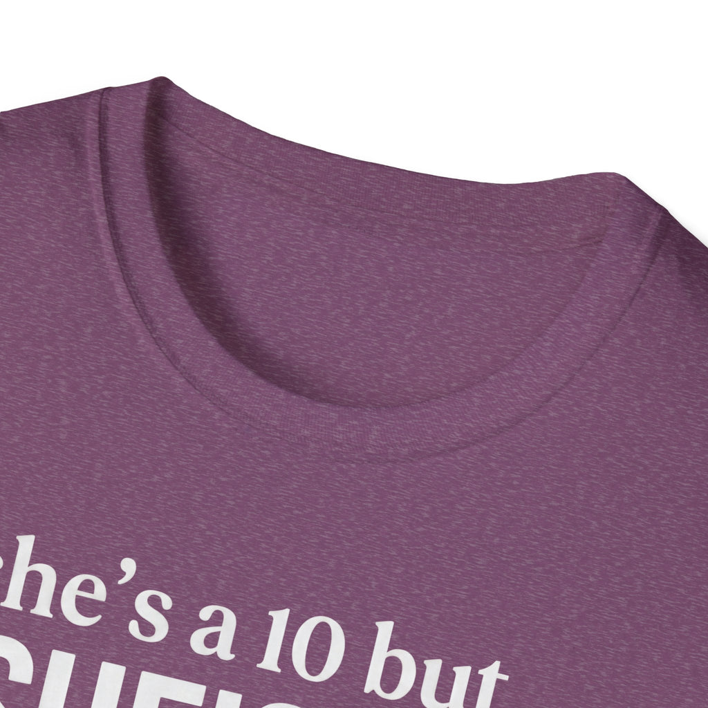 She's a 10 Emergency Nurse Heart Light T-Shirt