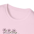Cardiac Nurse floral Heart T-Shirt