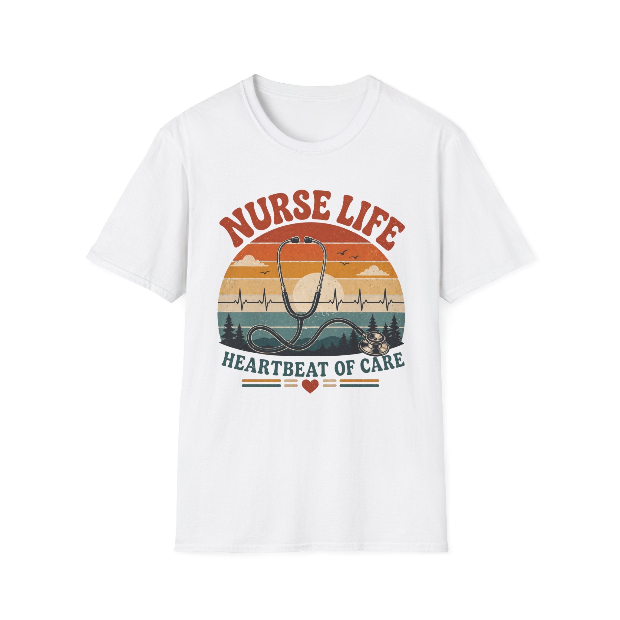 Nurse Life Vintage Sunset T-Shirt