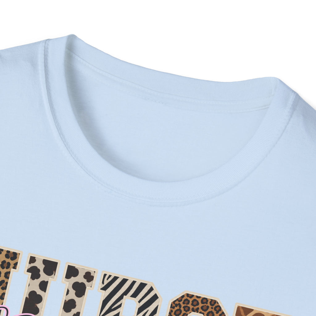 Animal Print Varsity Nurse T-Shirt