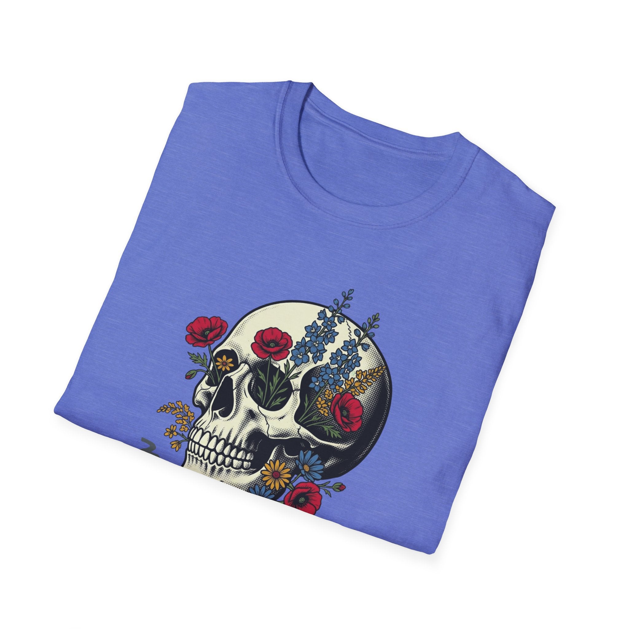Neuro Nurse Floral Skull T-Shirt