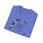 Nightshift Nurse Floral Moon T-Shirt
