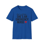 She's a 10 Emergency Nurse Heart Dark T-Shirt