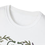 NICU Nurse Floral Stethoscope T-Shirt