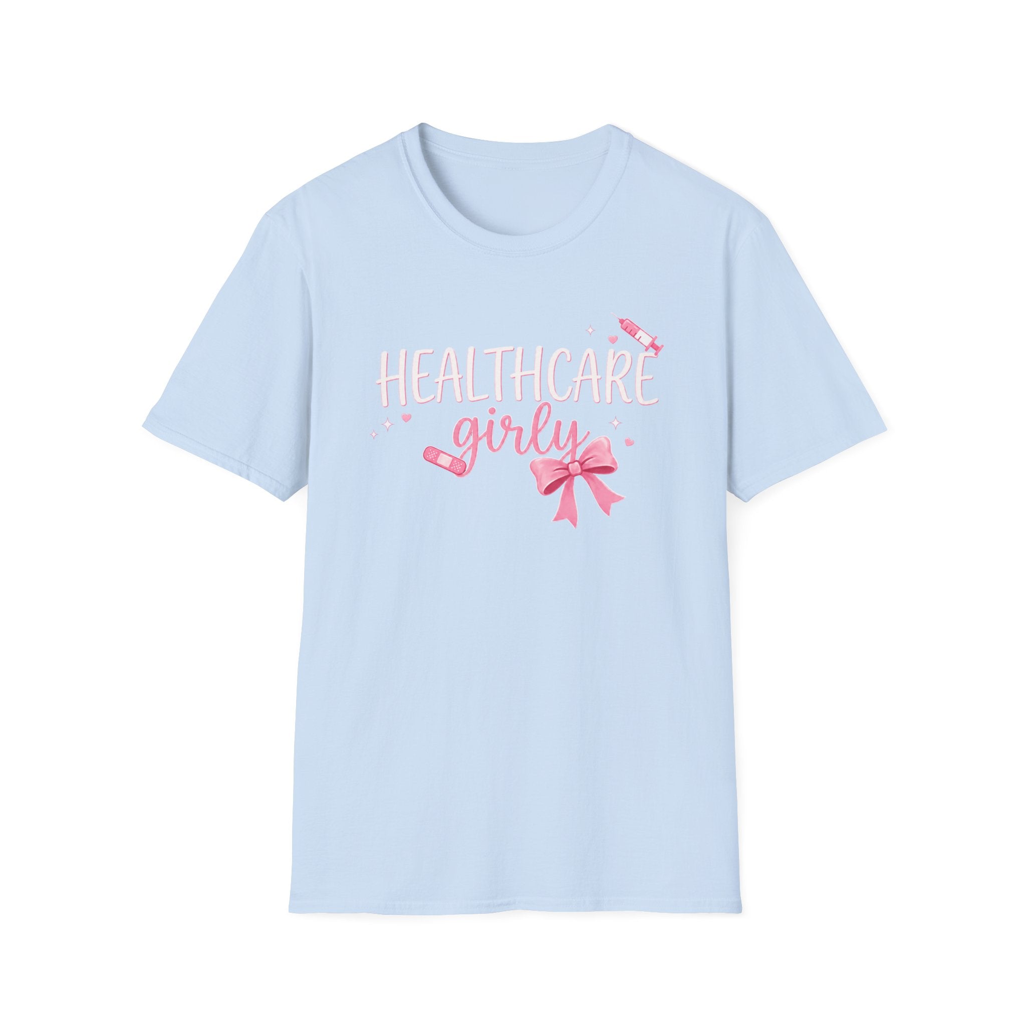 Pink Healthcare Girly T-Shirt