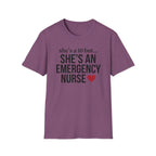 She's a 10 Emergency Nurse Heart Dark T-Shirt