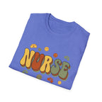 Groovy Bubble Letter Nurse T-Shirt
