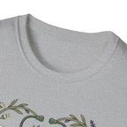 NICU Nurse Floral Stethoscope T-Shirt