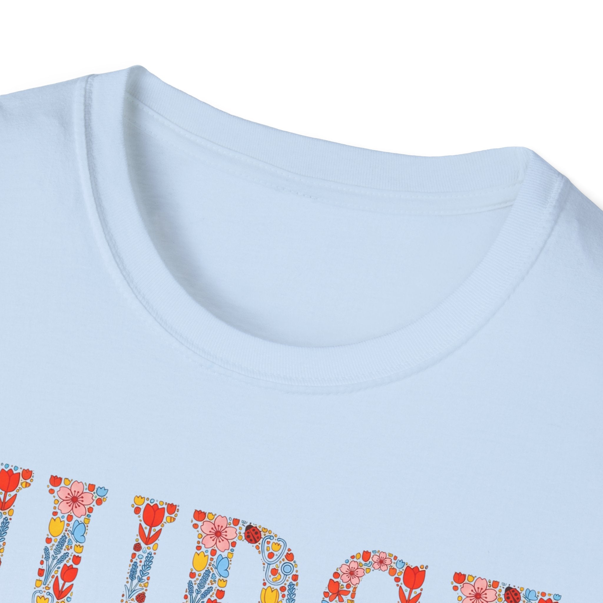 Ladybug Floral Nurse T-Shirt