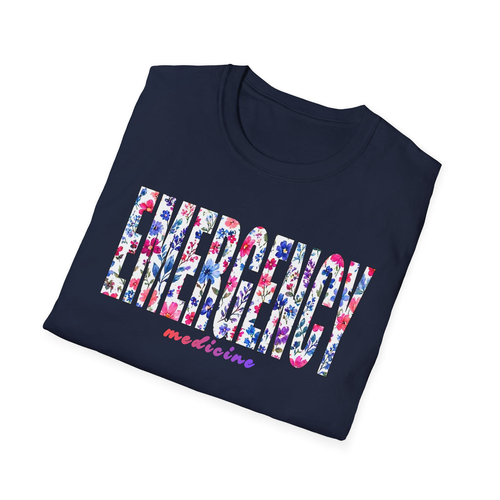 Emergency Medicine Floral T-Shirt