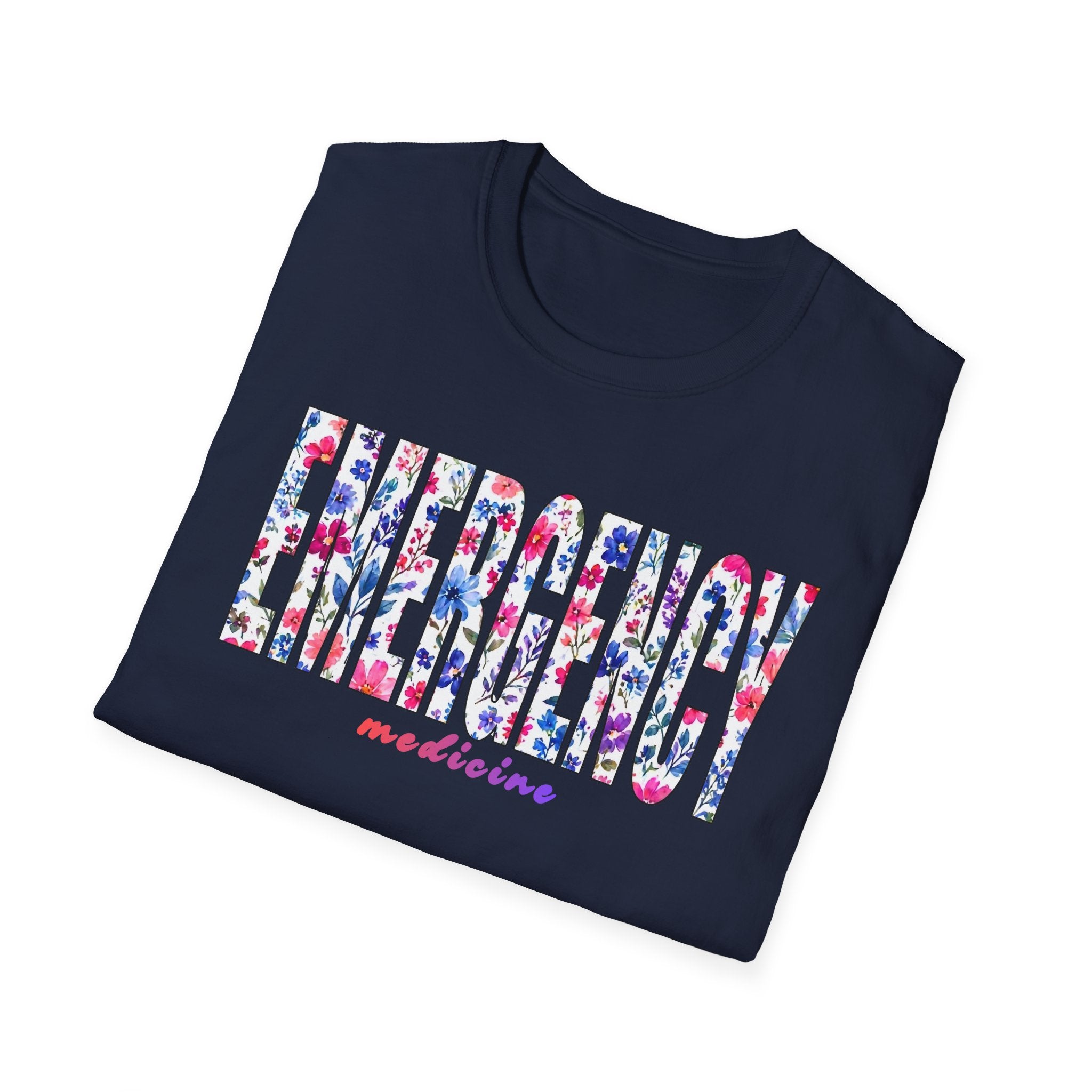 Emergency Medicine Floral T-Shirt