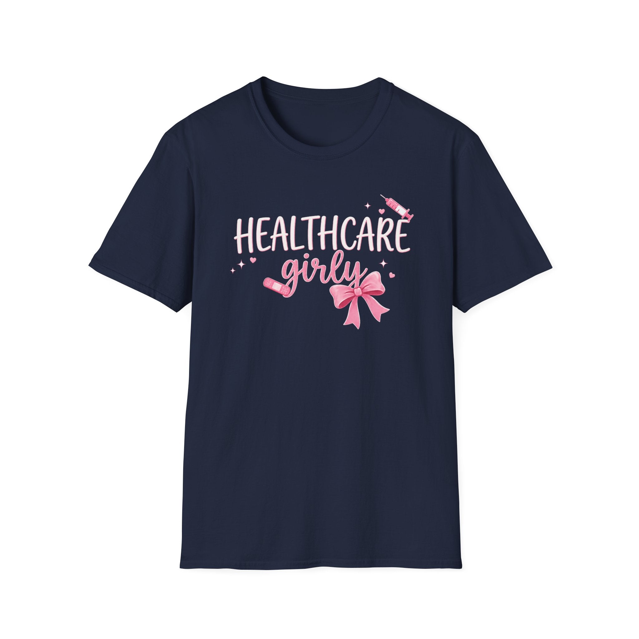 Pink Healthcare Girly T-Shirt
