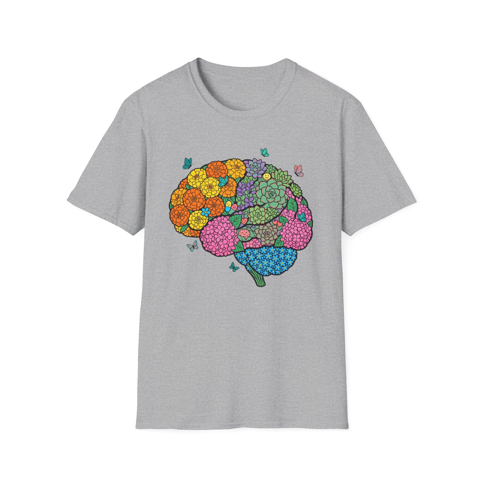 Floral Brain T-Shirt