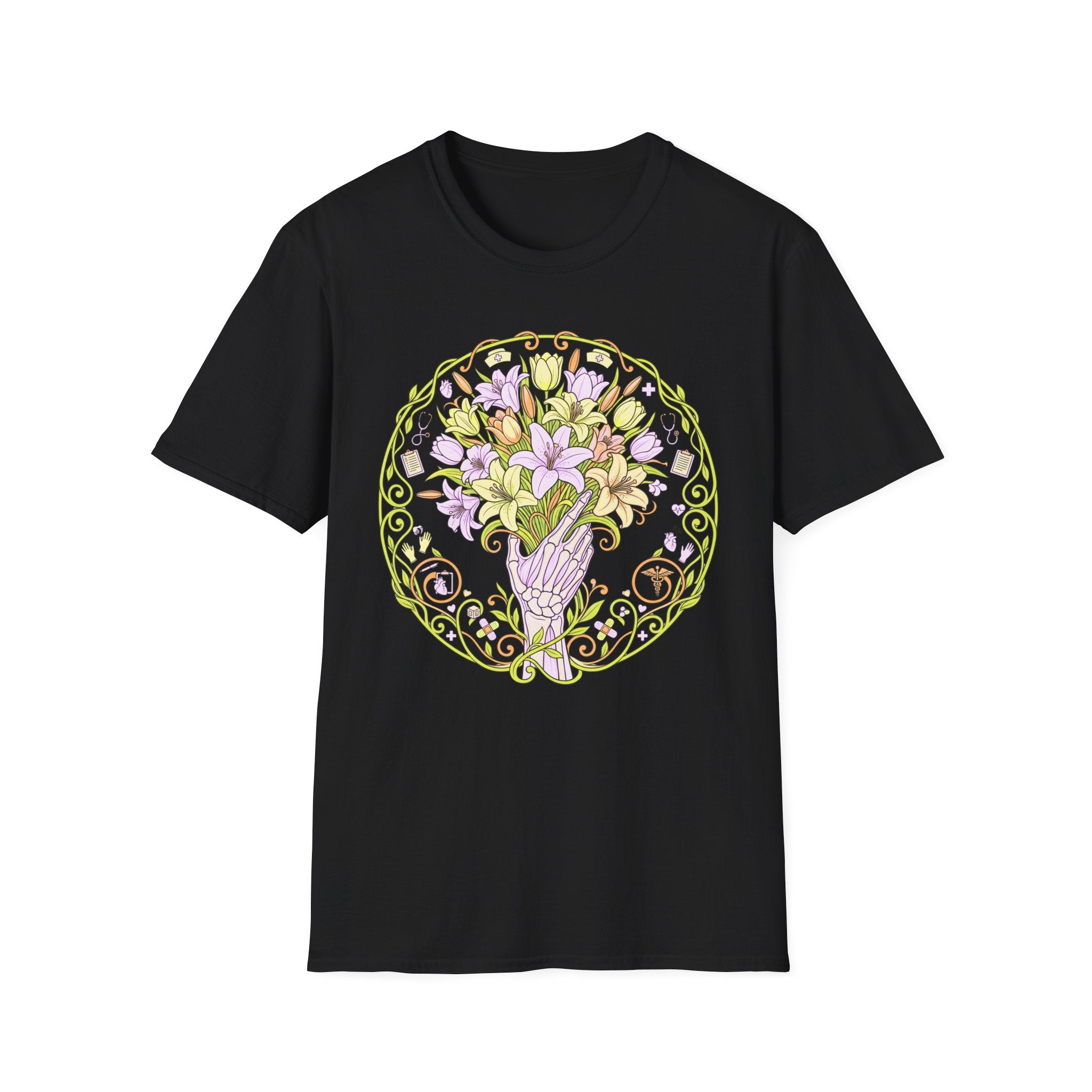 Skeletal Hand Bouquet T-Shirt