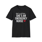 She's a 10 Emergency Nurse Heart Light T-Shirt