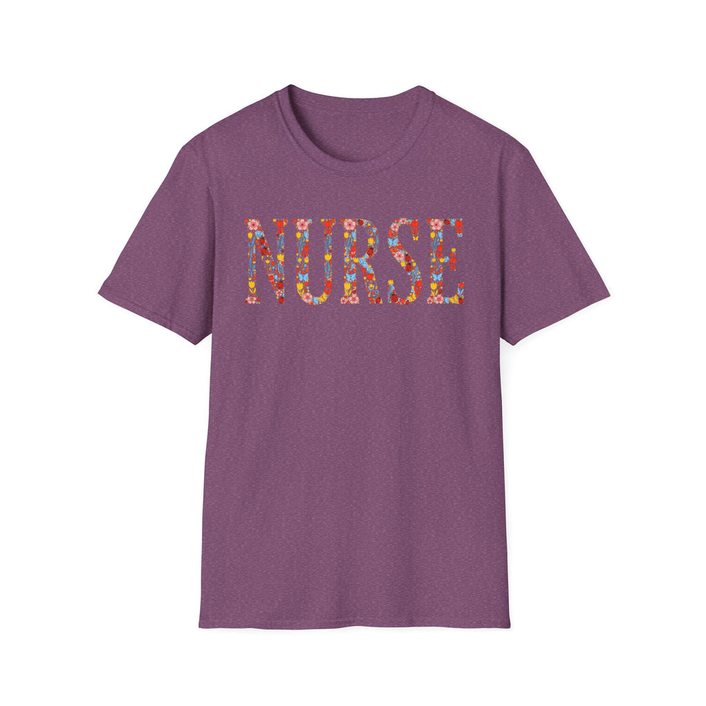 Ladybug Floral Nurse T-Shirt