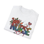 Fun Rainbow Cheetah Nurse T-Shirt