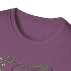 NICU Nurse Floral Stethoscope T-Shirt