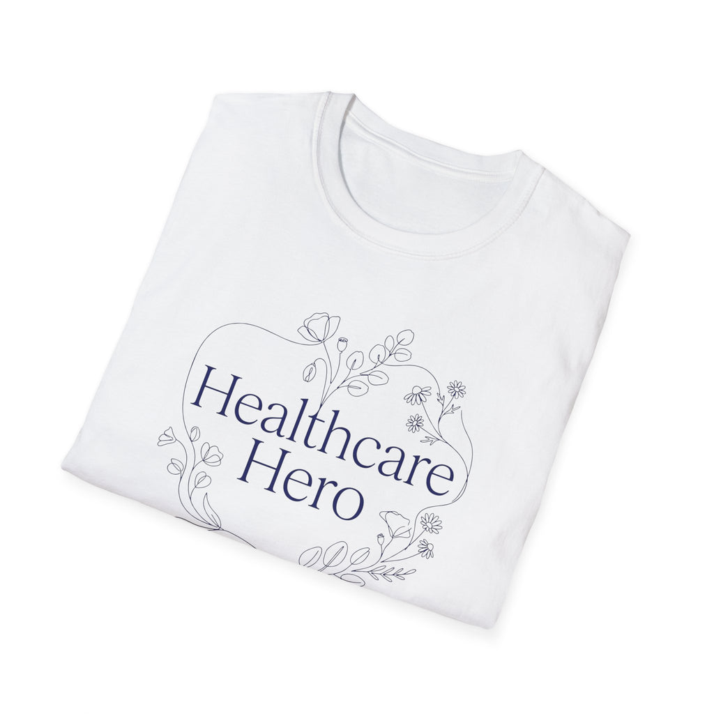 Healthcare Hero Floral T-Shirt