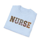 Animal Print Varsity Nurse T-Shirt