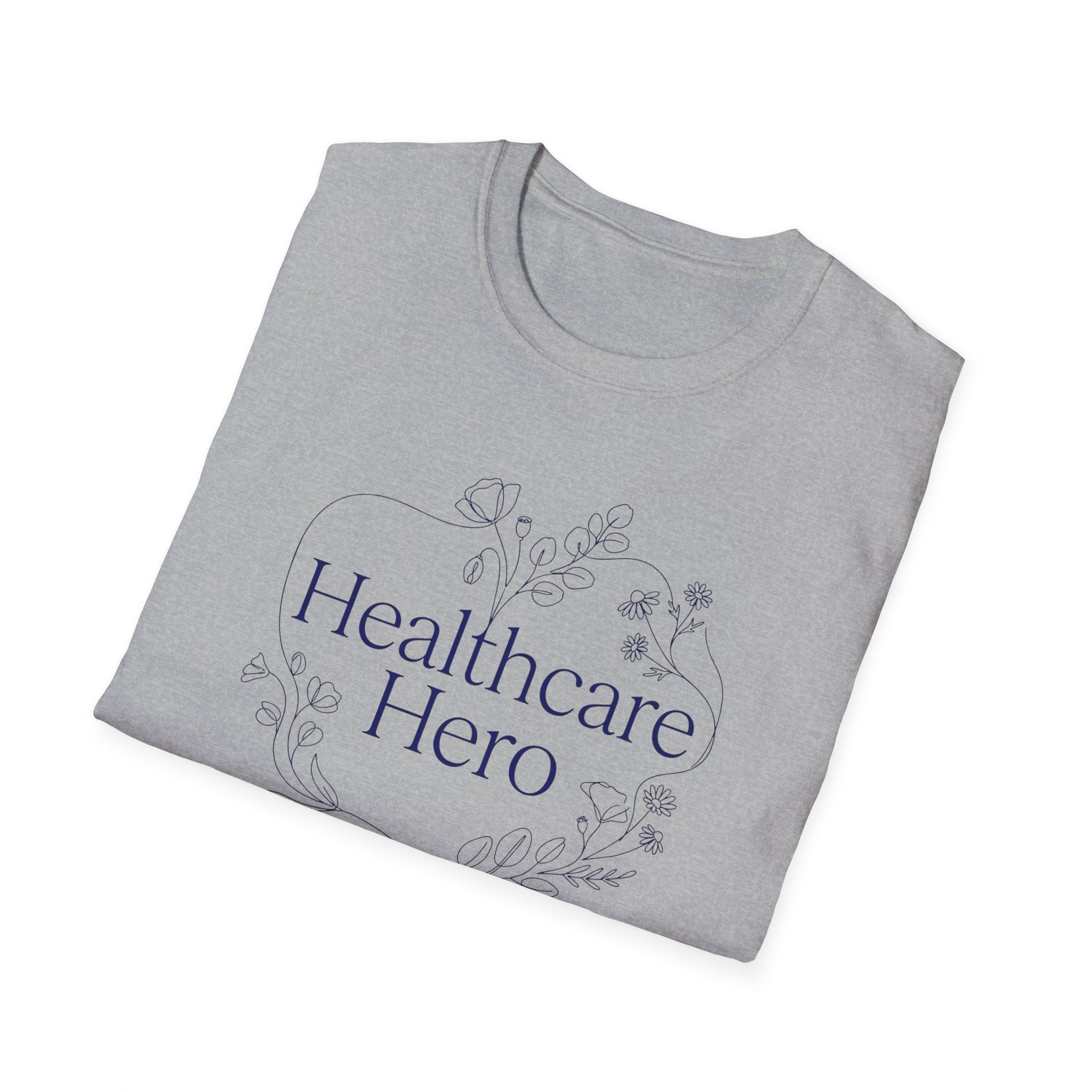 Healthcare Hero Floral T-Shirt
