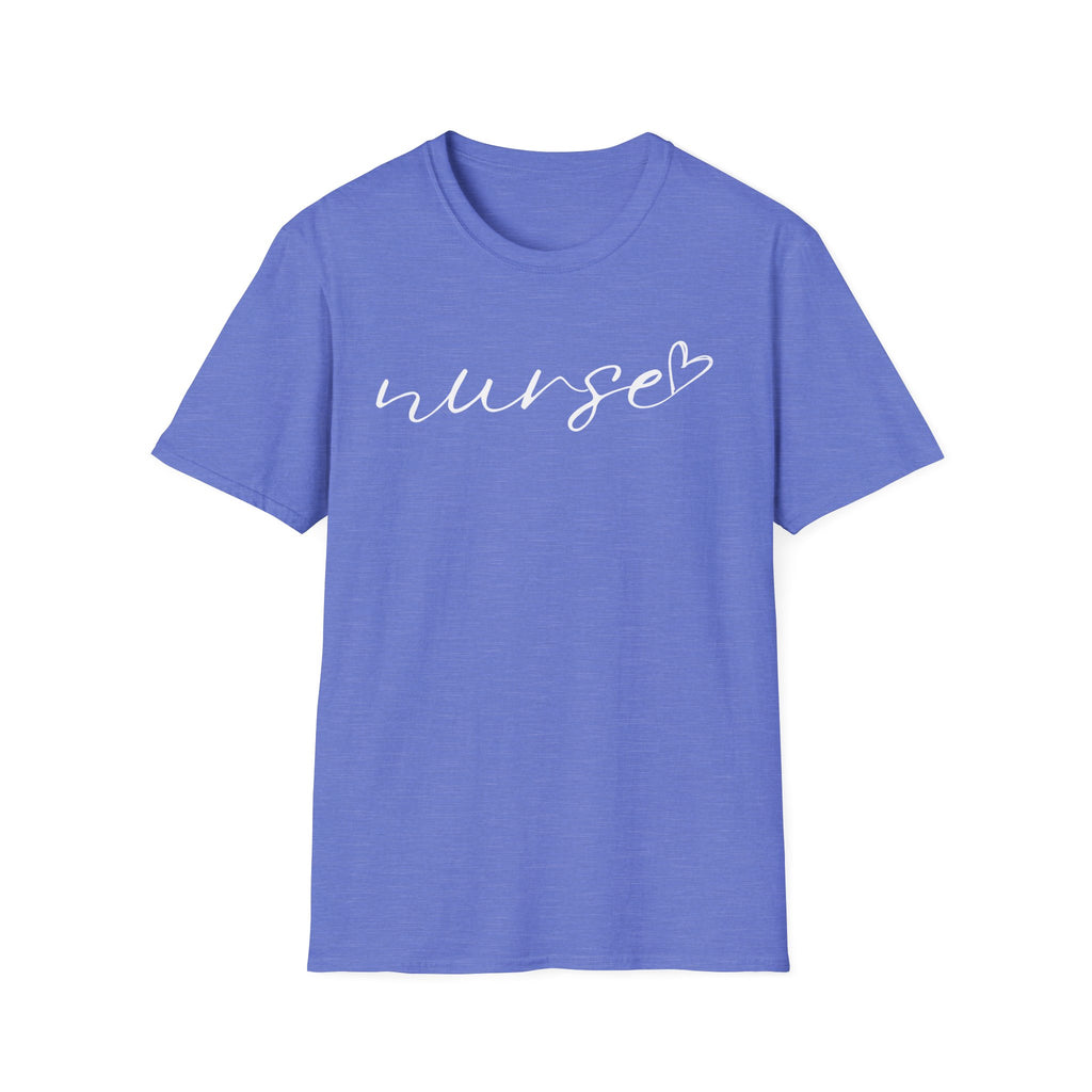Nurse Script in White T-Shirt