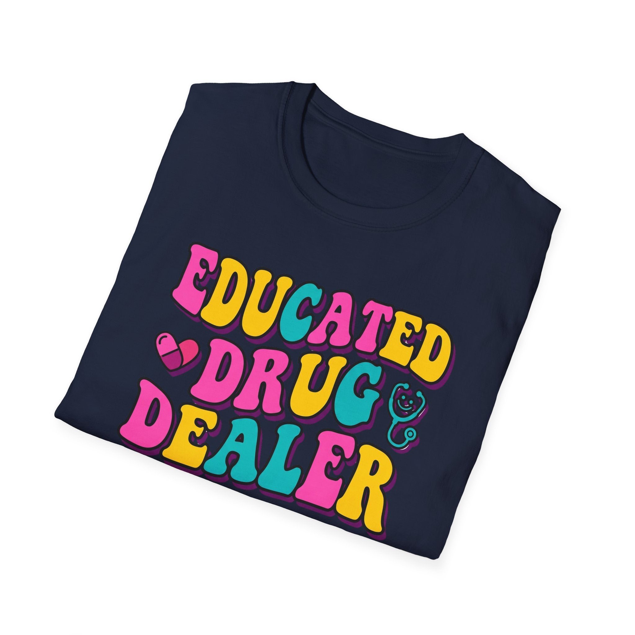 Educated Drug Dealer Bubble T-Shirt