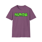 Neon Green Graffiti Nurse T-Shirt