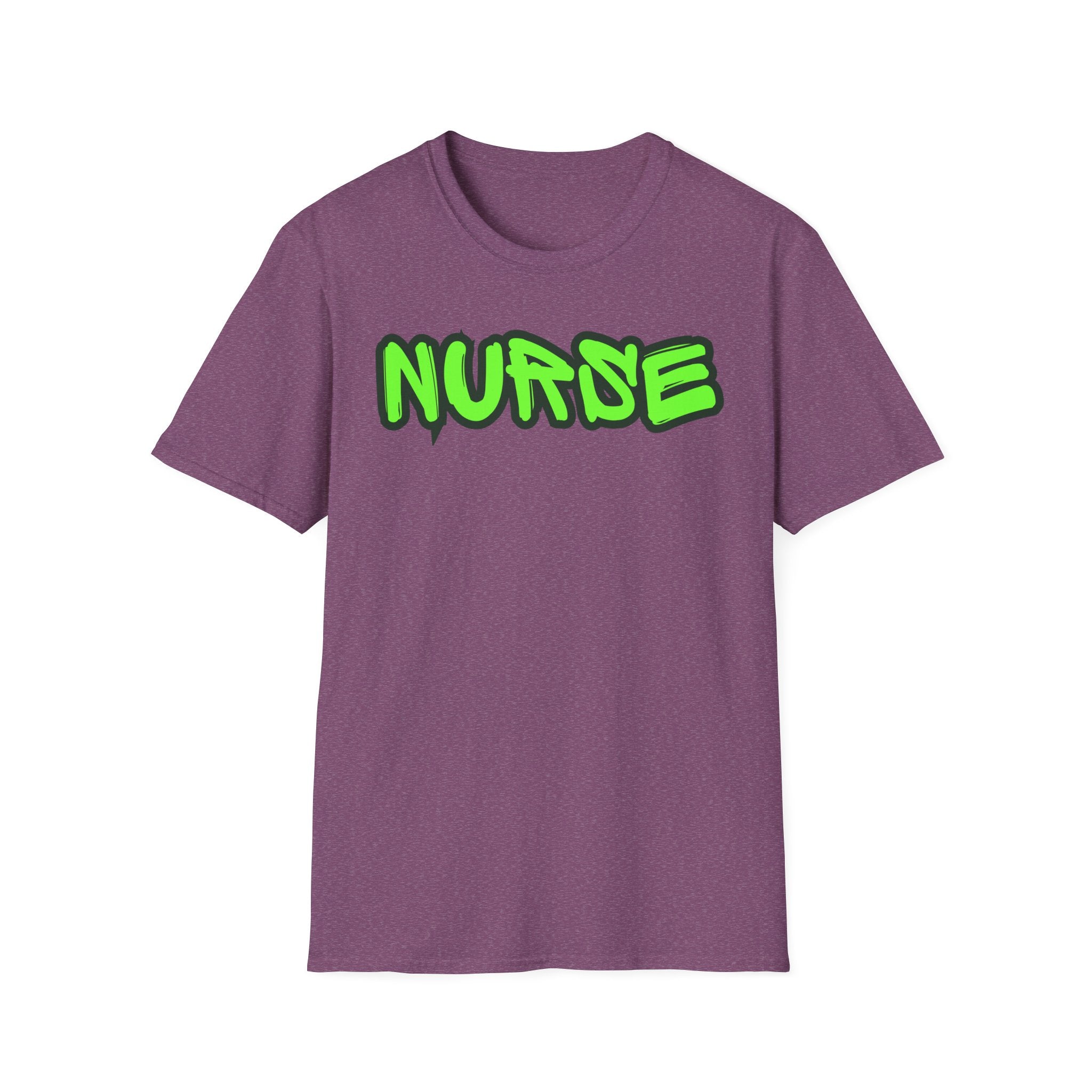 Neon Green Graffiti Nurse T-Shirt