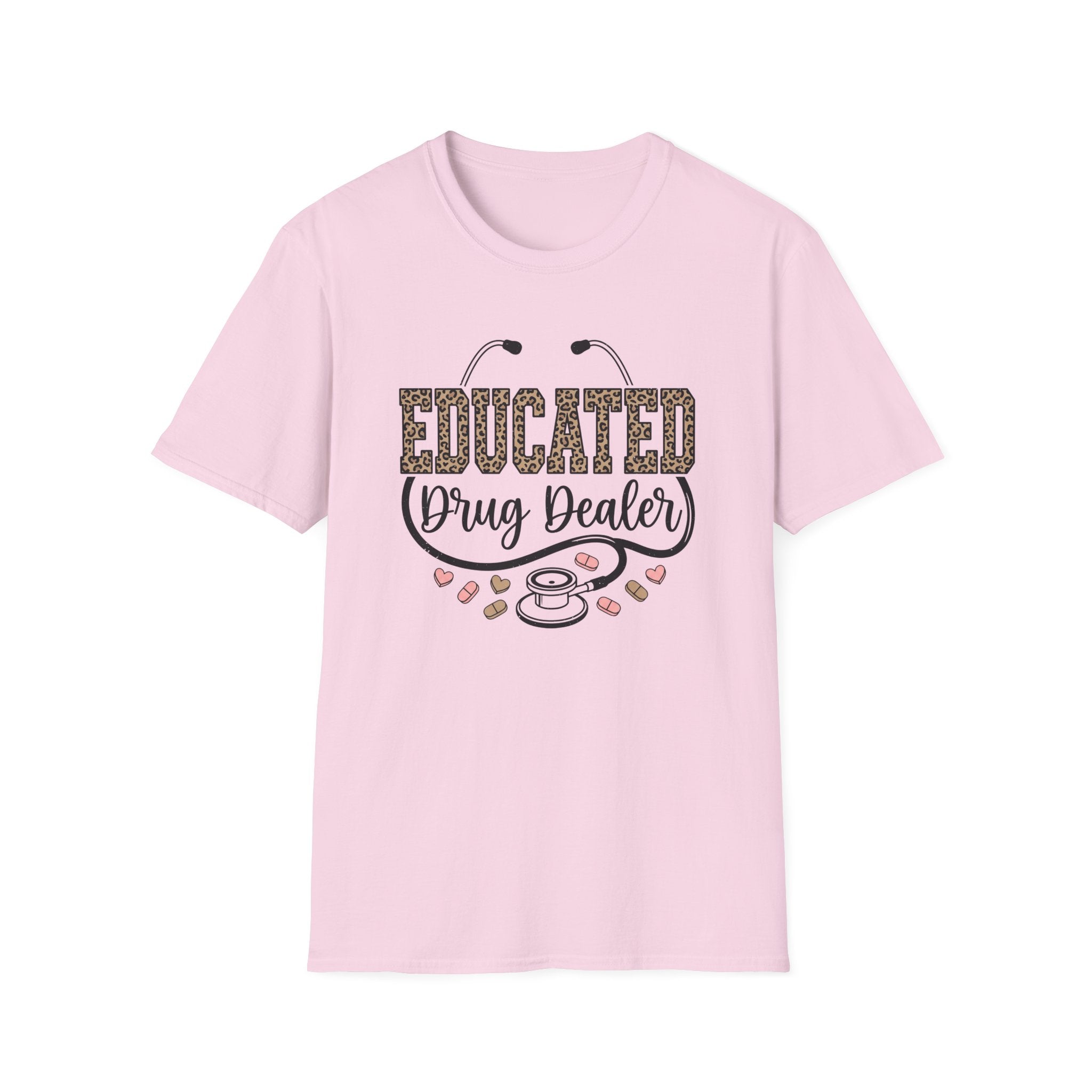 Educated Drug Dealer Animal Print T-Shirt