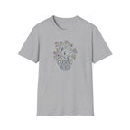 Cardiac Nurse floral Heart T-Shirt