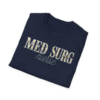 Med Surg Nurse Floral T-Shirt