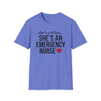 She's a 10 Emergency Nurse Heart Dark T-Shirt