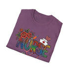 Fun Rainbow Cheetah Nurse T-Shirt